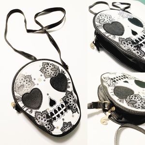 Bags - Small Sugar Skull Purse Bags - Small Sugar Skull Purse